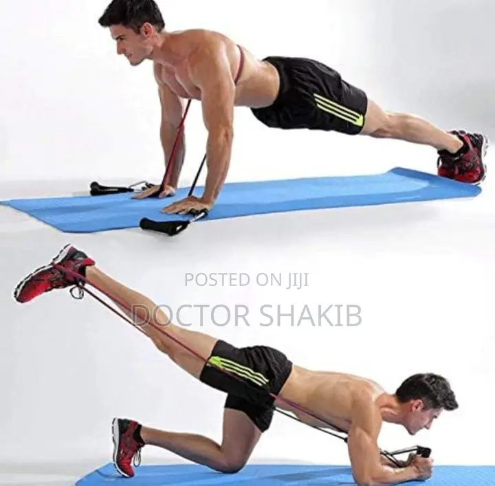 High Quality Durable Fitness Exercise Resistance Band Set