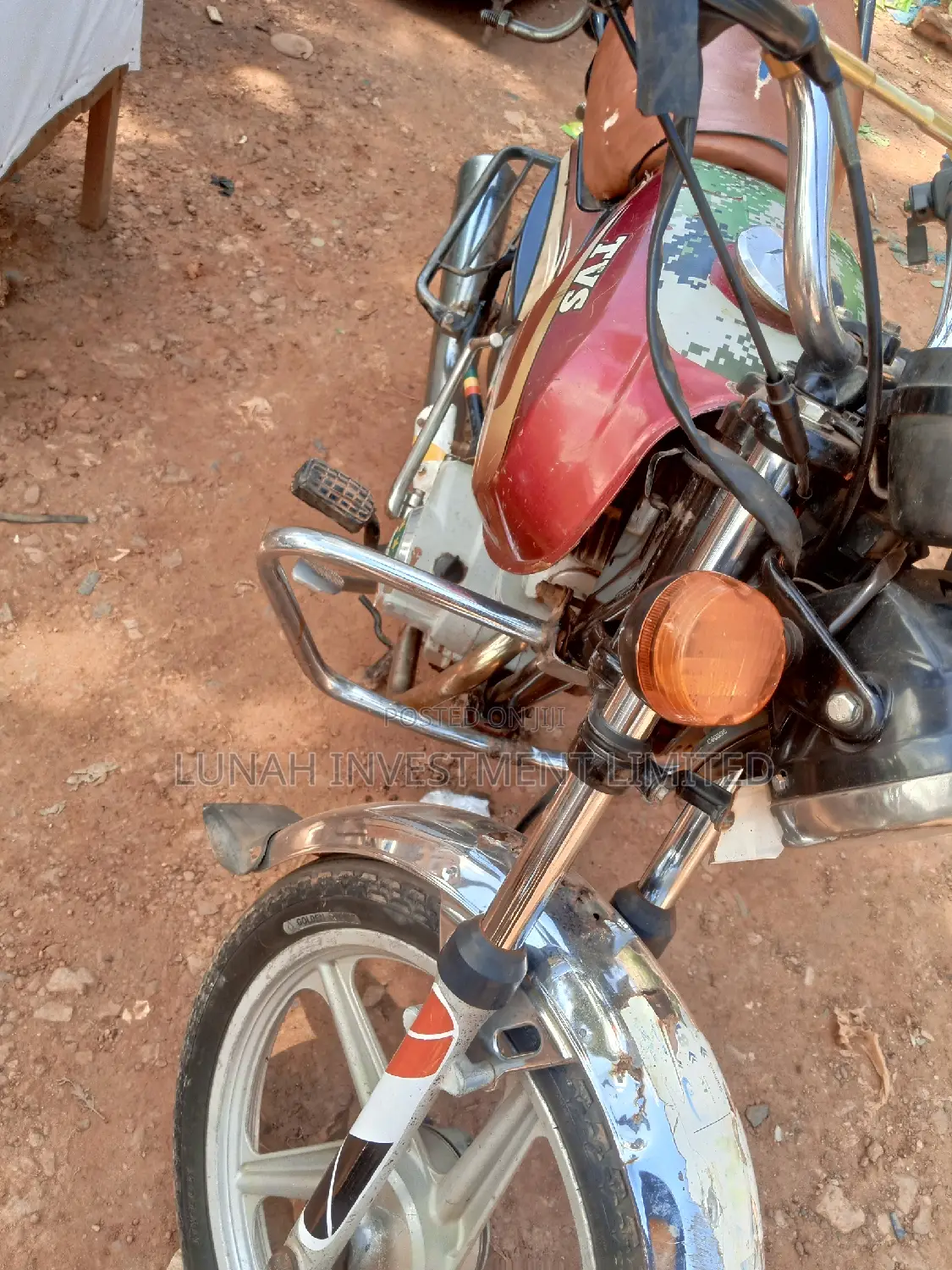 TVS XL 100 2021 Red