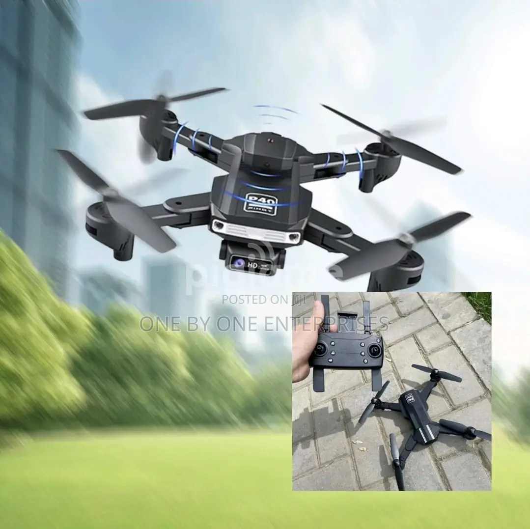 PIHOT P40 Dual Lens Drone Camera HD Black Bull