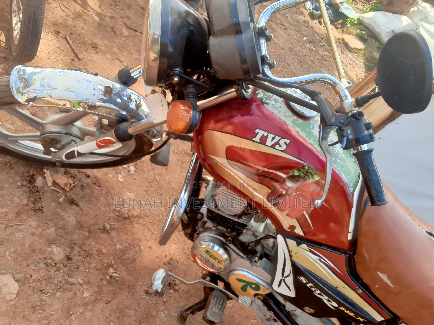 TVS XL 100 2021 Red