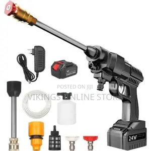 Photo - Jet Car Washing High Pressure Water Gun - Black