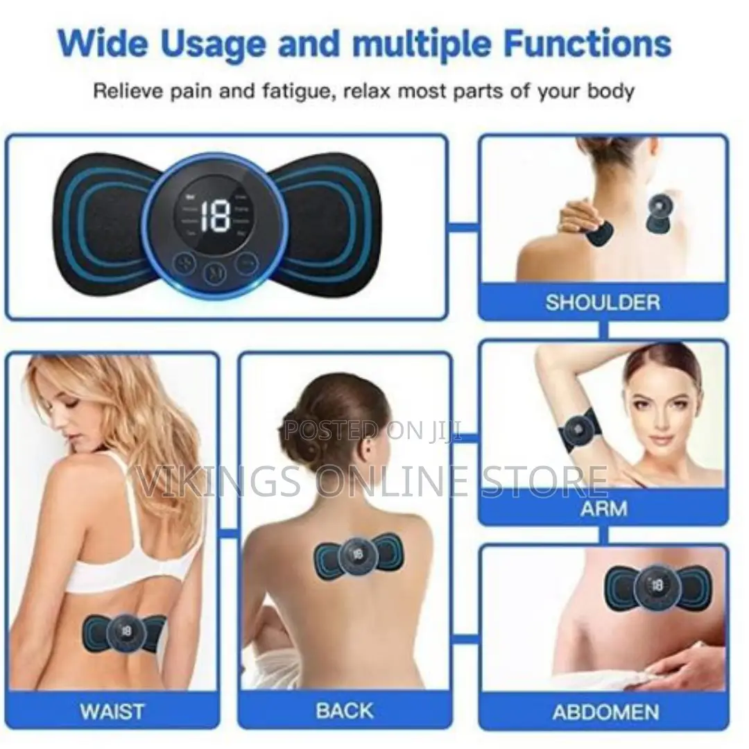 Smart Body Massager for Arms, Shoulders, Neck, Etc, - Black,