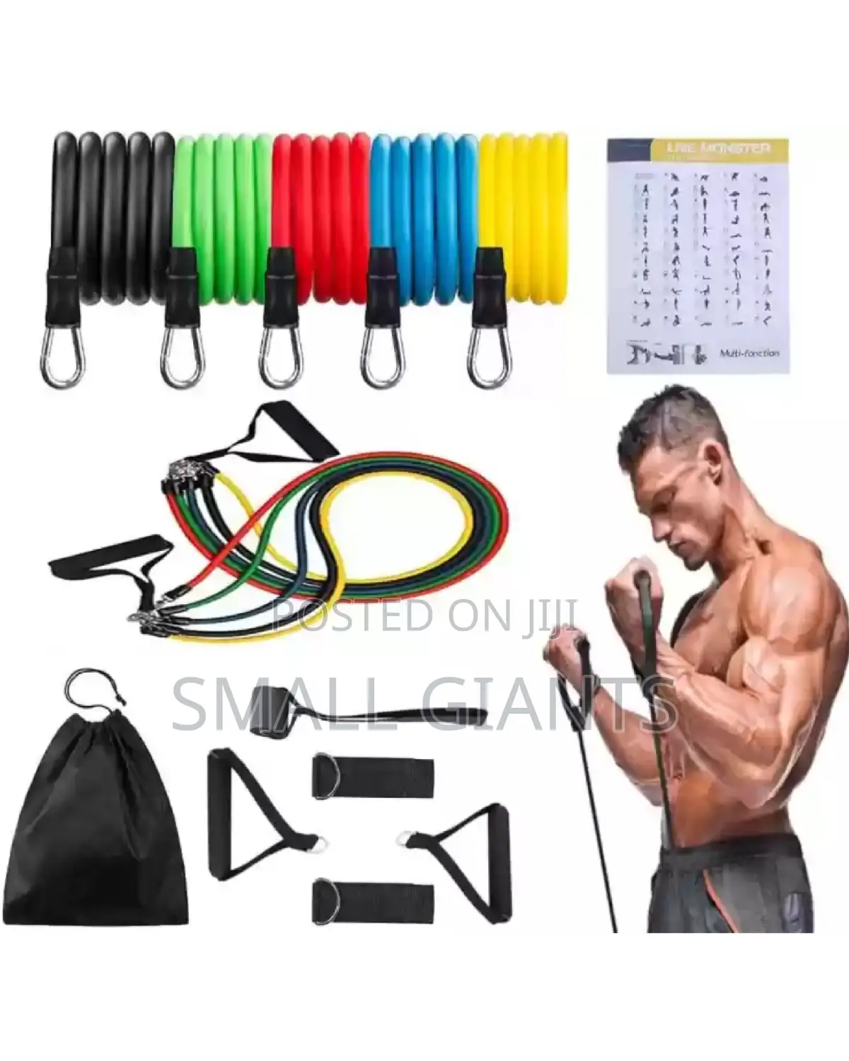 High Quality Exercise Resistance Bands Set