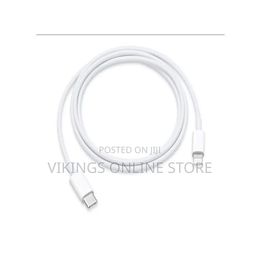 USB Type-C to iPhone 20W Fast Charge Cable, - White