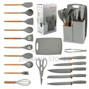 Silicone Kitchen Ladle Set