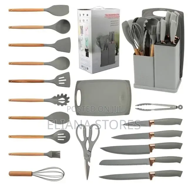 Silicone Kitchen Ladle Set
