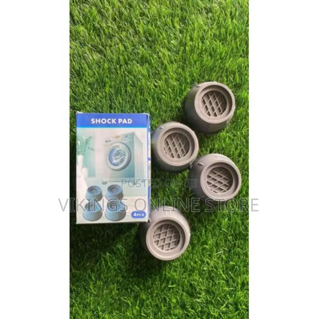Shock Pads for Fridge, Washing Machine, Closets, - Grey,