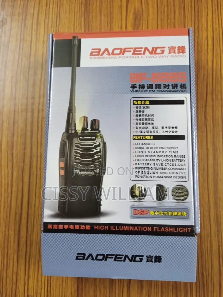 BF-888S Portable Walkie Talkies Radio Calls