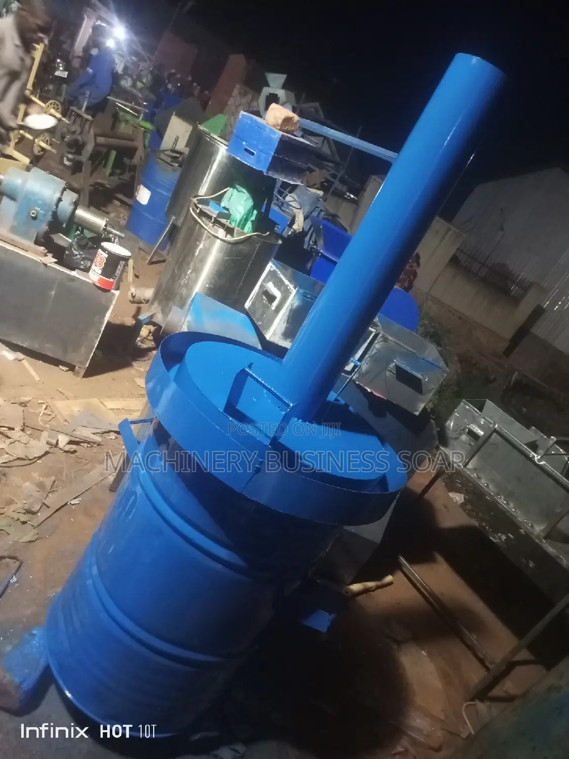 Briquettes Machine Burning