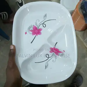 Partition Melamine Plate 12 Pieces