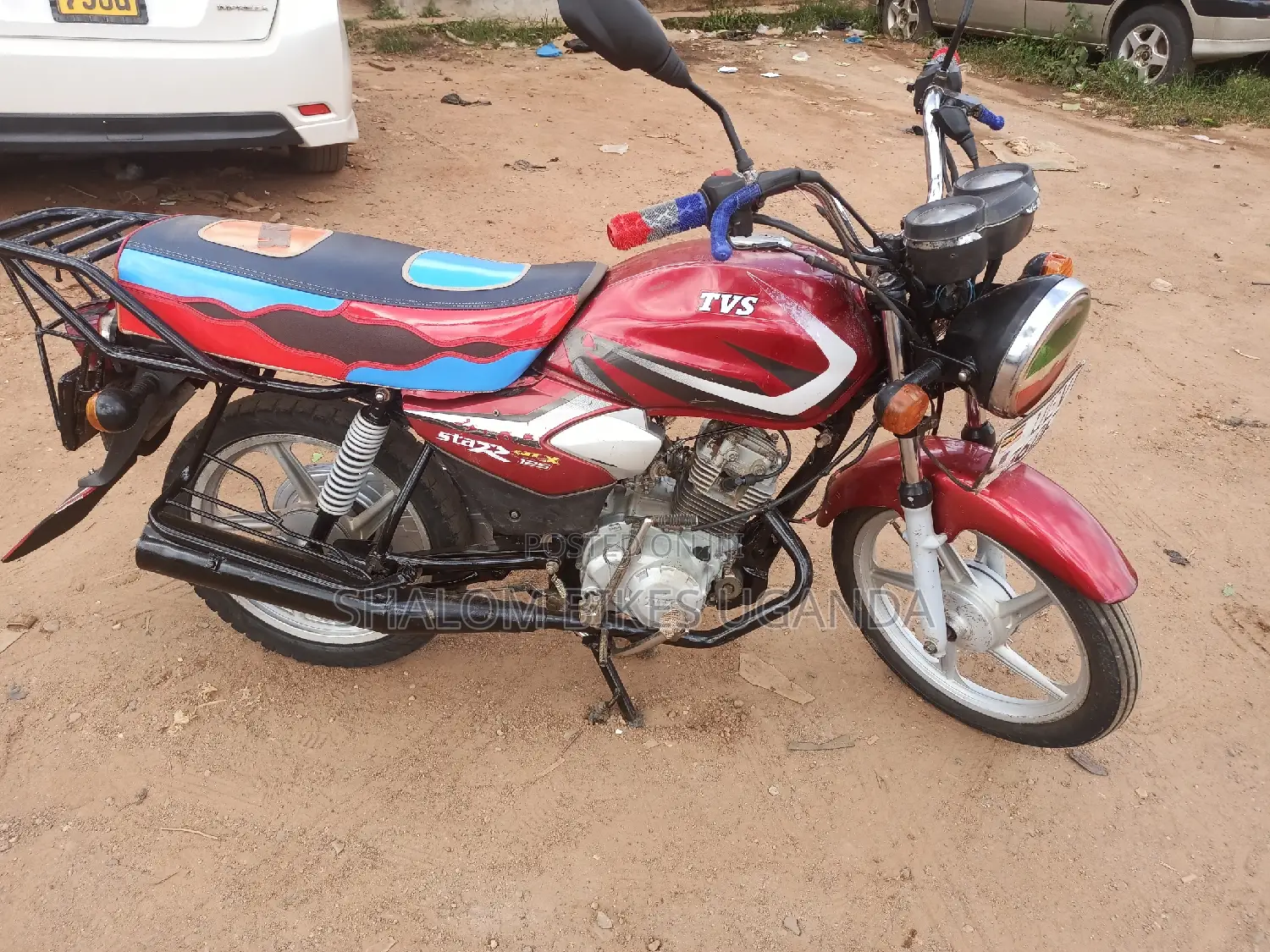 TVS HLX 125 2020 Red