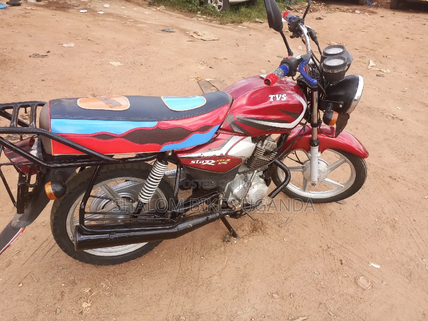 TVS HLX 125 2020 Red