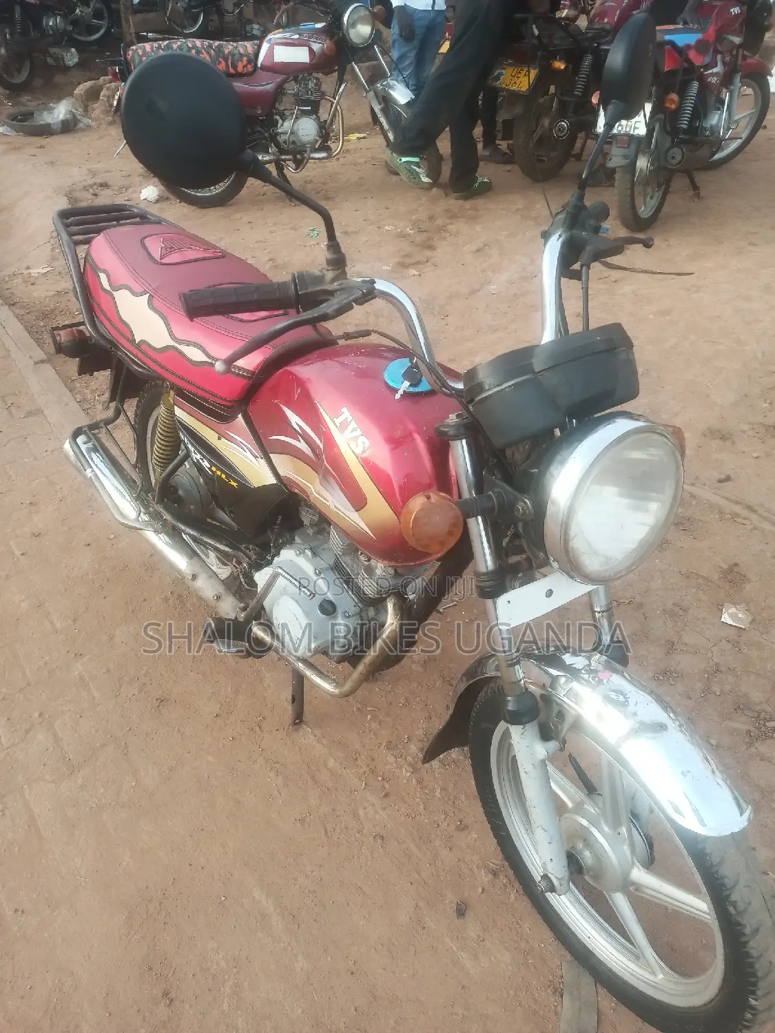 TVS XL 100 2017 Red