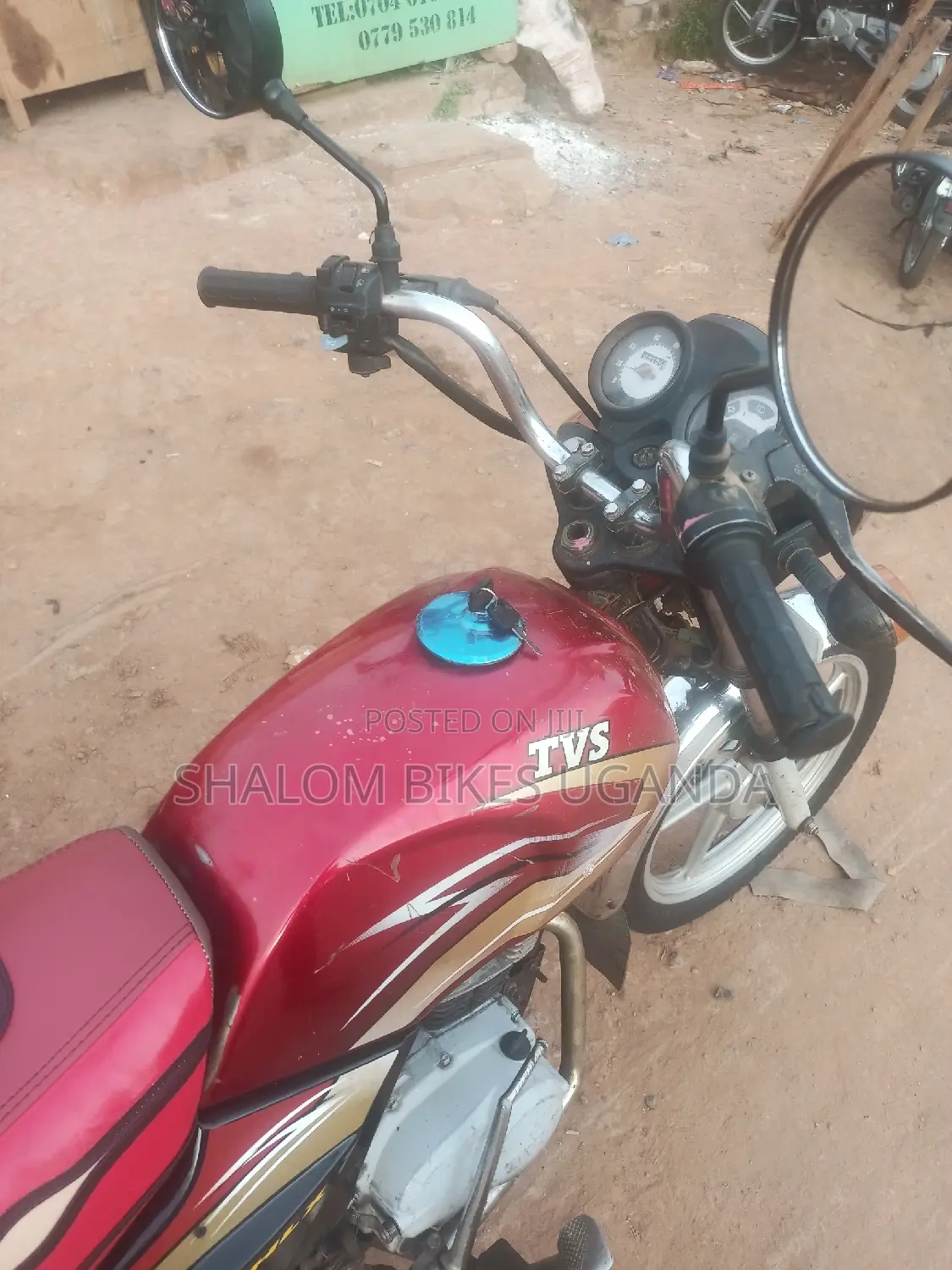 TVS XL 100 2017 Red