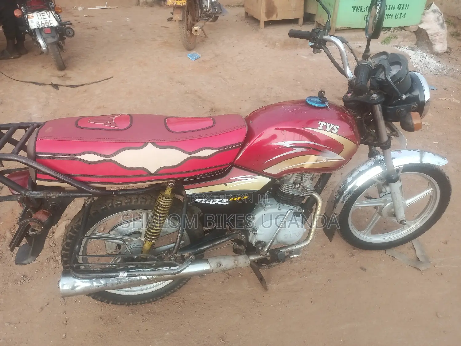 TVS XL 100 2017 Red