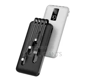 4 in 1 Cable Portable Fast Charging Mobile Power Bank