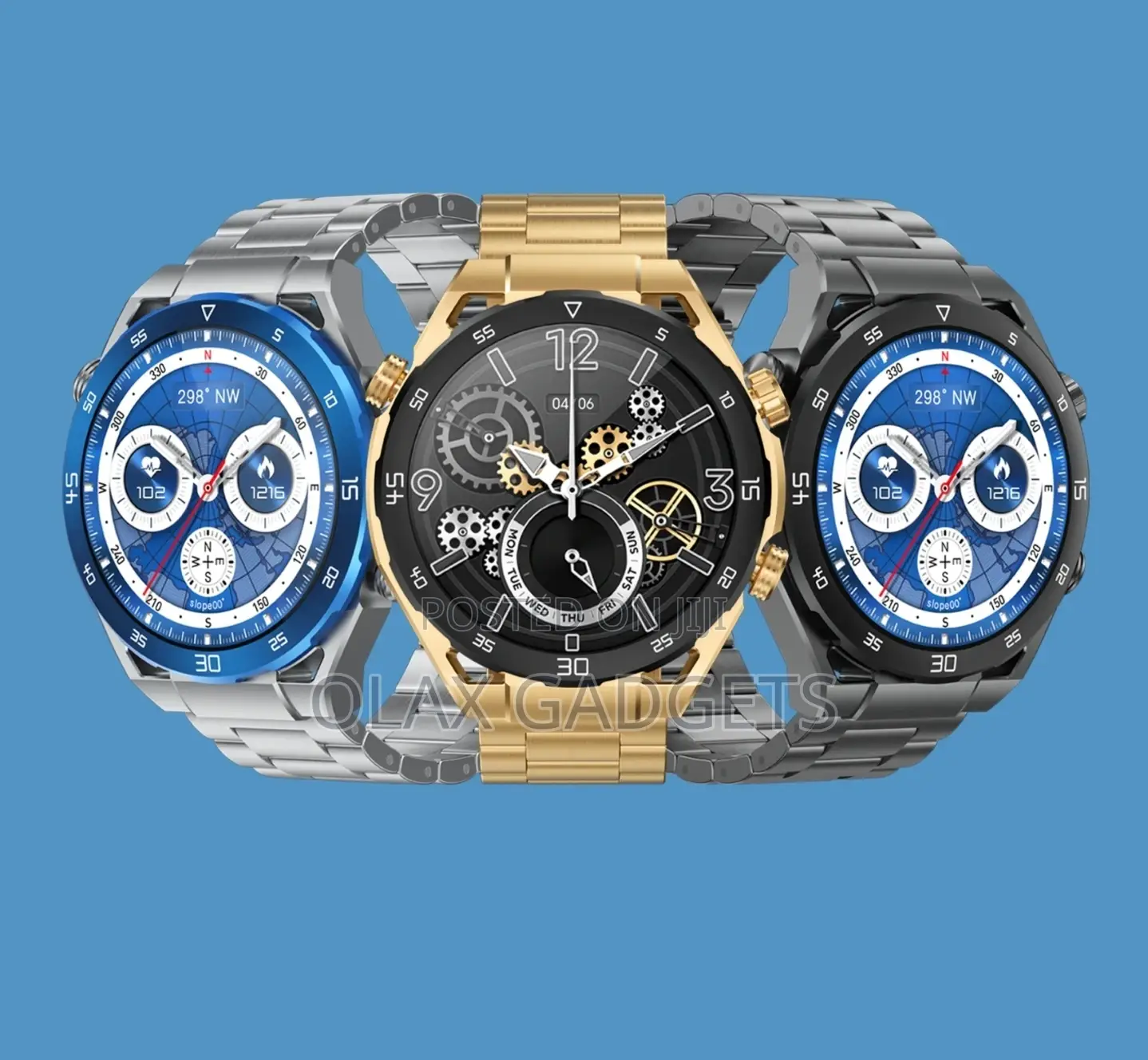 Gt8 AMOLED Round Screen With Steel Strap