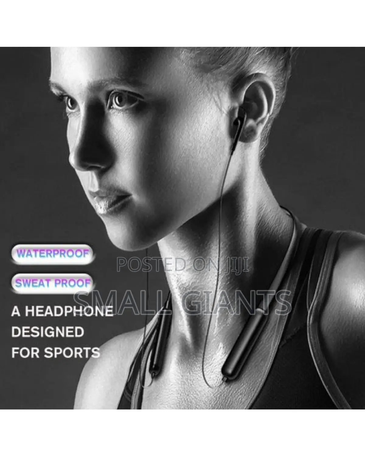 Neck Hanging Wireless Bluetooth Earphones Sports Earbuds