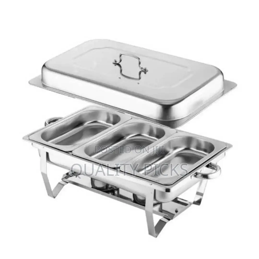 Stainless Triple Chafing Dishes