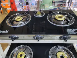 Saarch Gas Cooker Top Glass Tripple