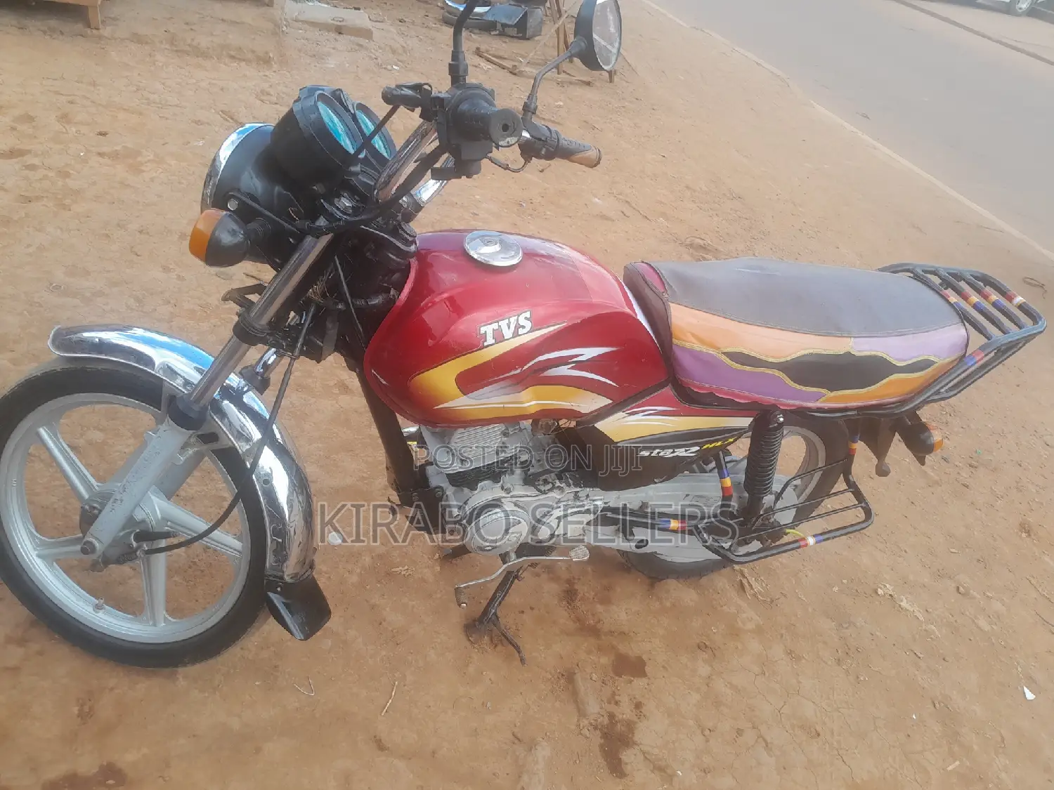 TVS XL 100 2014 Red