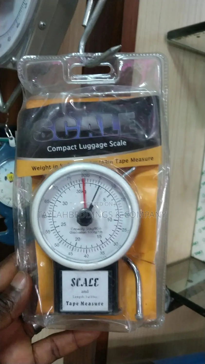 Luggage Scale With Analog Display 35 Kg (White)