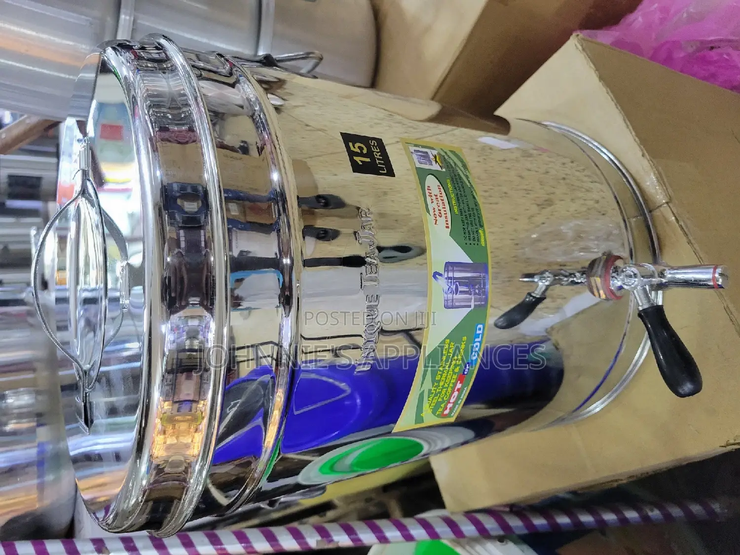 Stainless Steel Both Hot and Cold Tea Can 15L