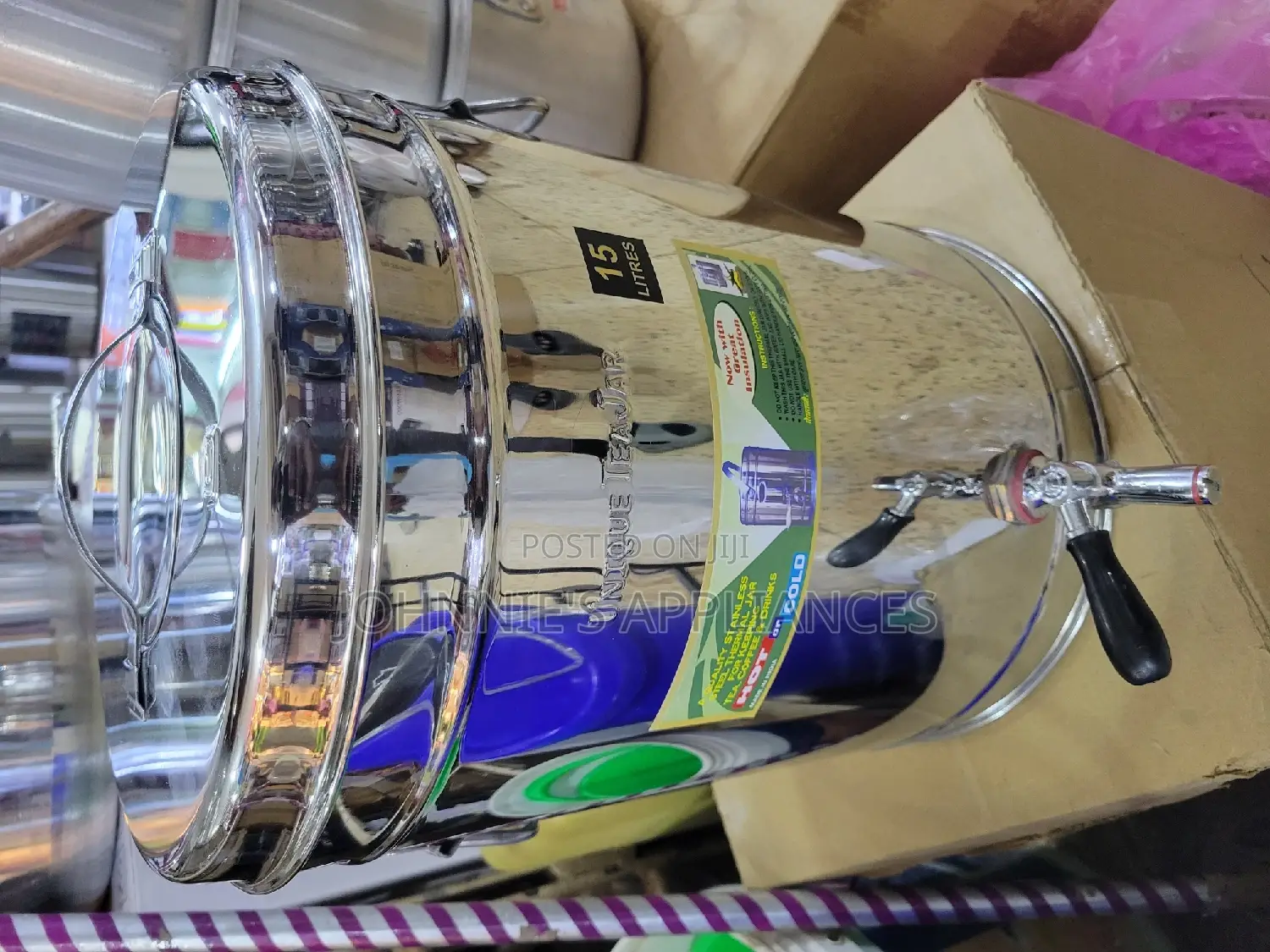 Stainless Steel Both Hot and Cold Tea Can 15L