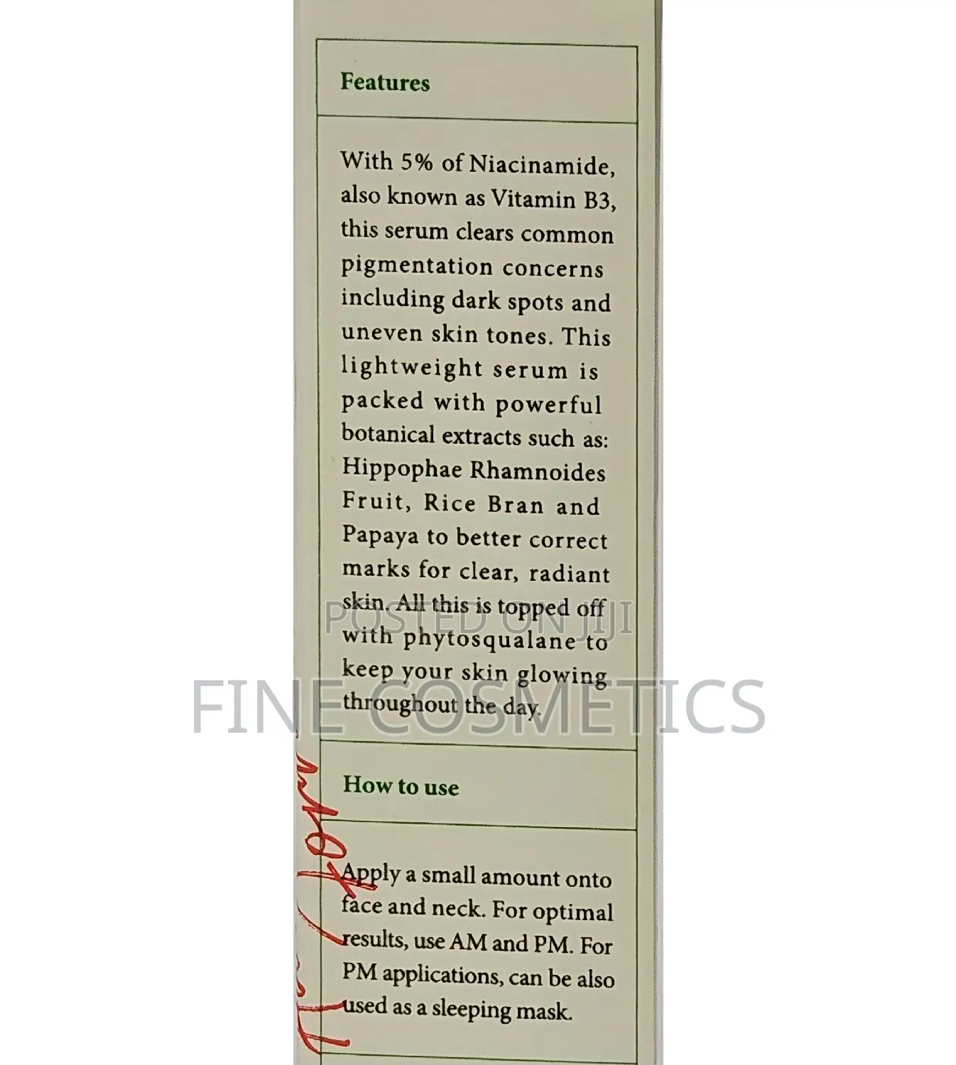 AXIS -Y Dark Spot Correcting Glow Serum Tube Wiz Niacinamide