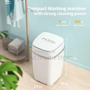 Portable Washing Machine, Compact Mini Washer 8lbs Capacity,