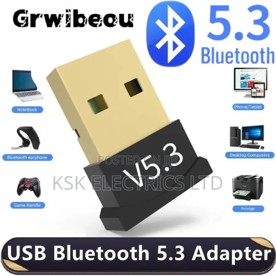 5.3 Adapter Wireless Bluetooth 5.1 Dongle Adapter for PC