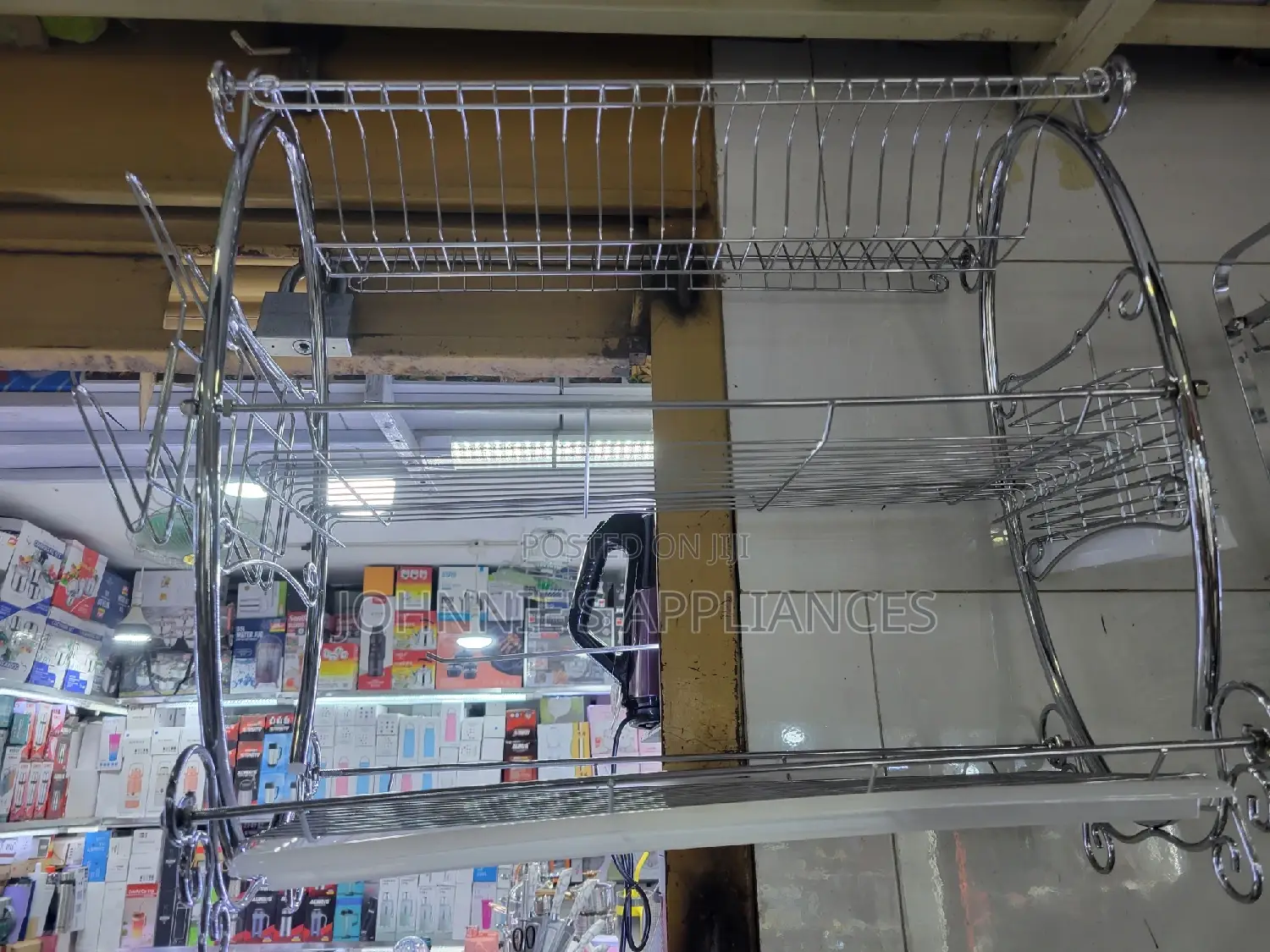 Stainless Steel Dish Drainer Rack 3layers Strong