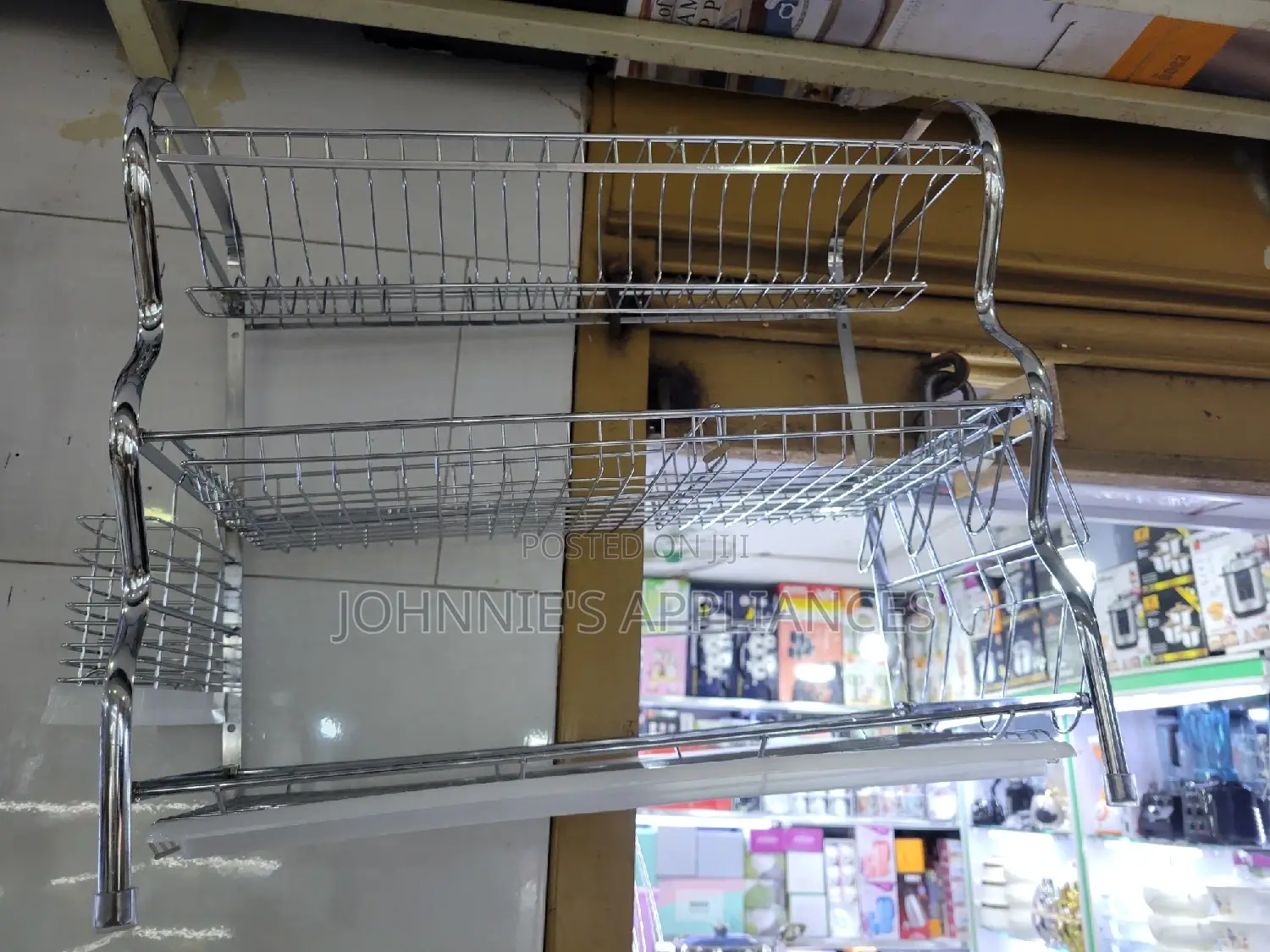 Stainless Steel Dish Drainer Rack 3layers Strong
