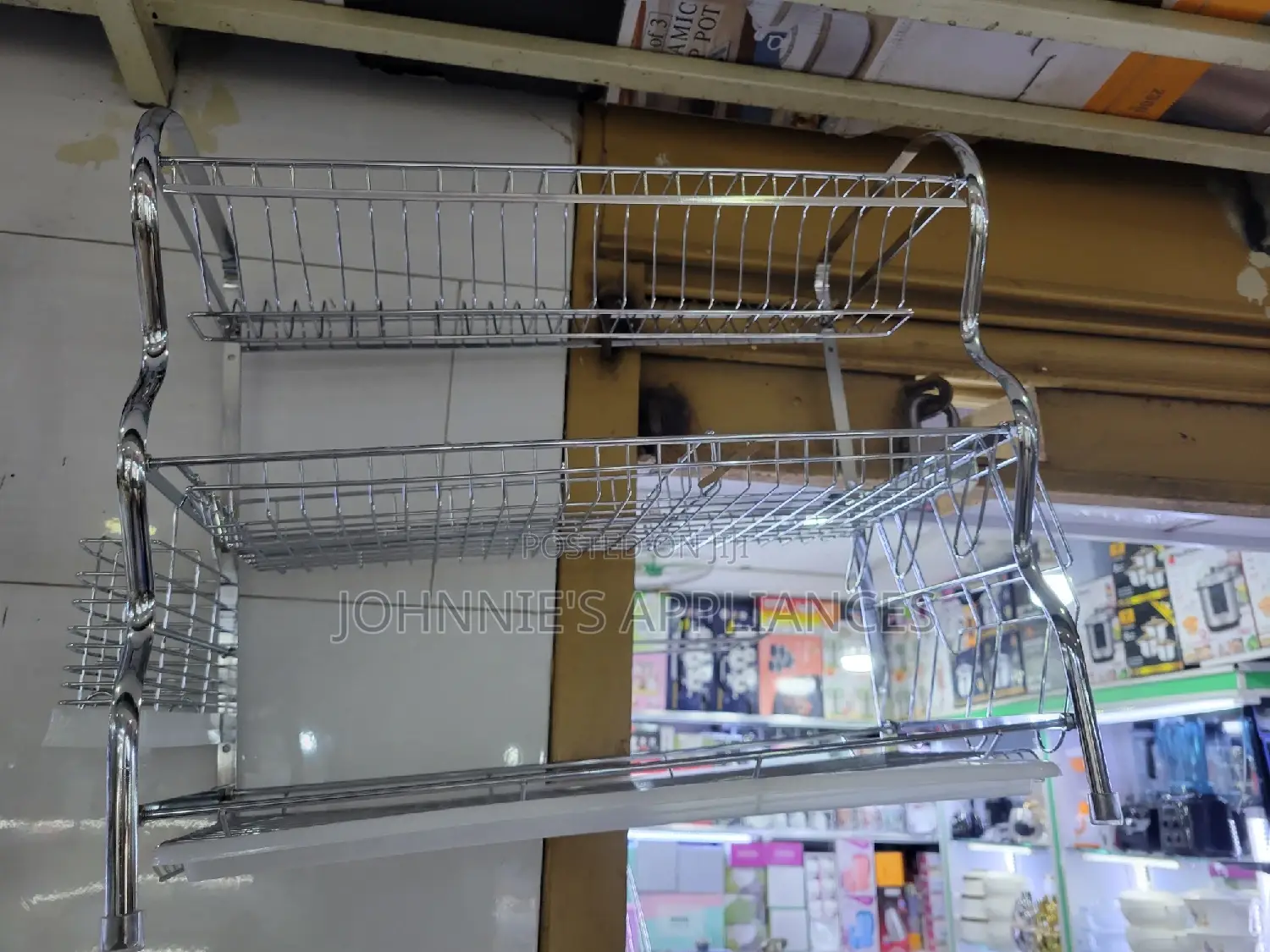 Stainless Steel Dish Drainer Rack 3layers Strong