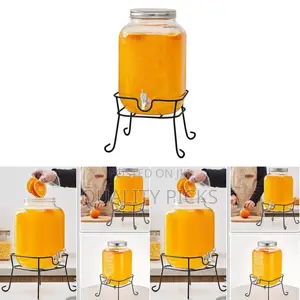 Brand Glass Juice Dispenser