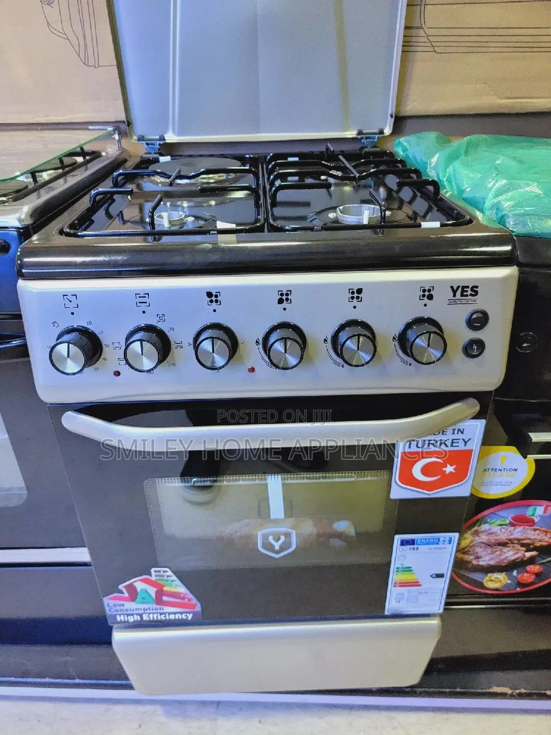 60cm by 50cm YES Gas Cooker