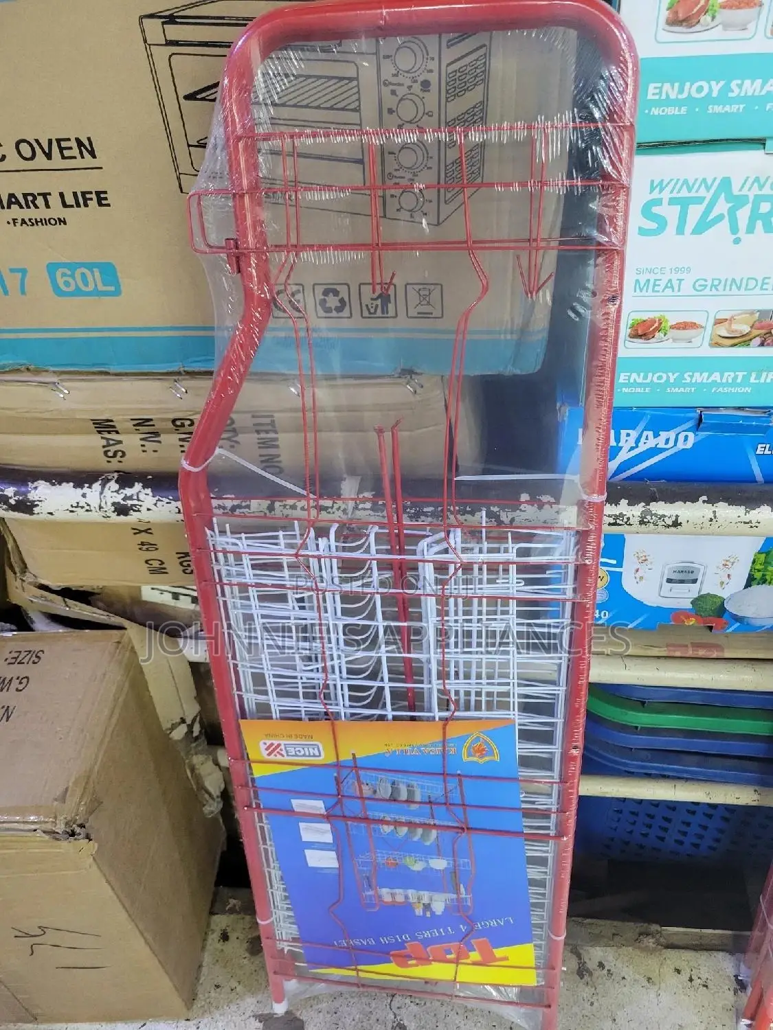 Large 4 Tier Dish Drainer Rack