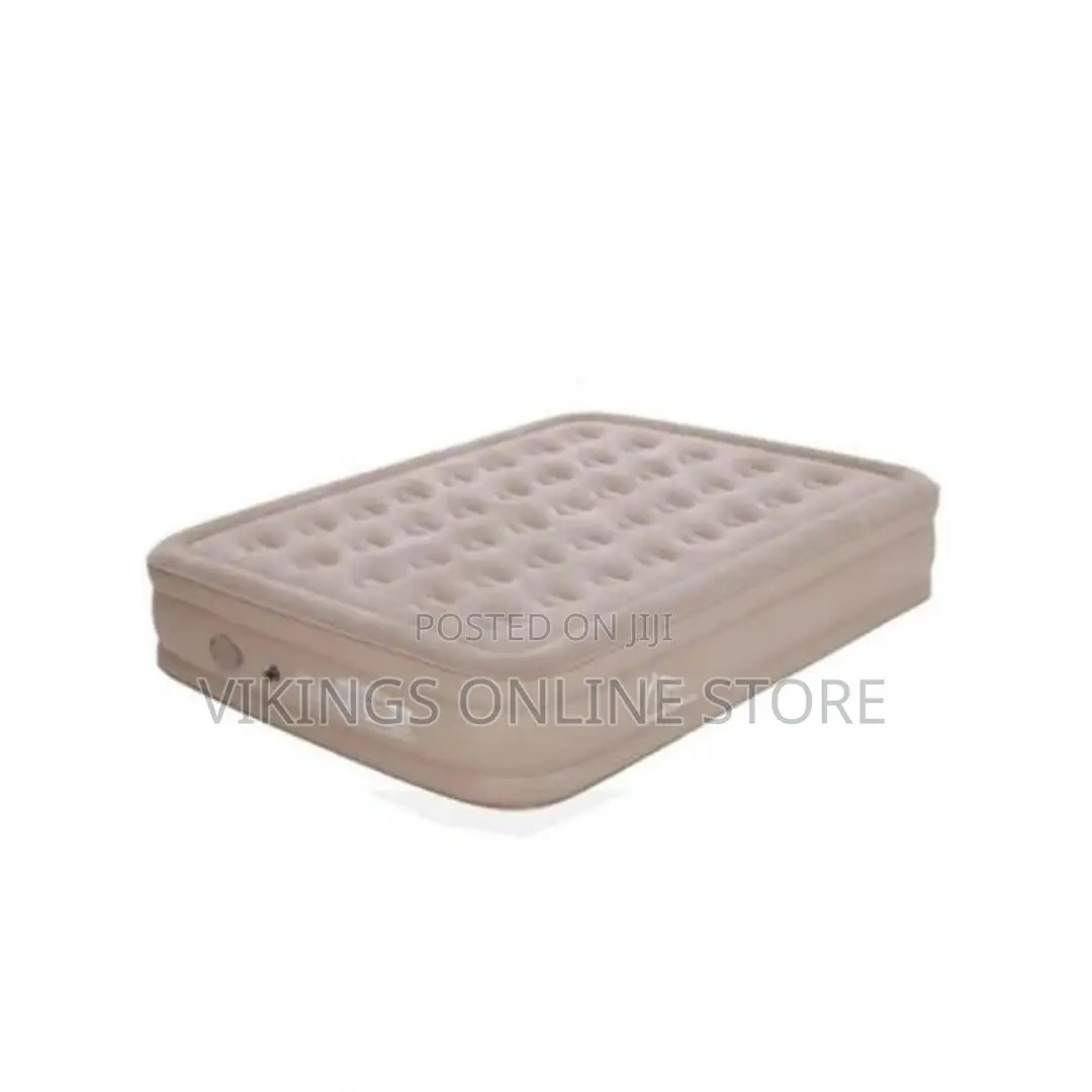 190x99x40cm Double Portable Air Mattress With Built-in Pump