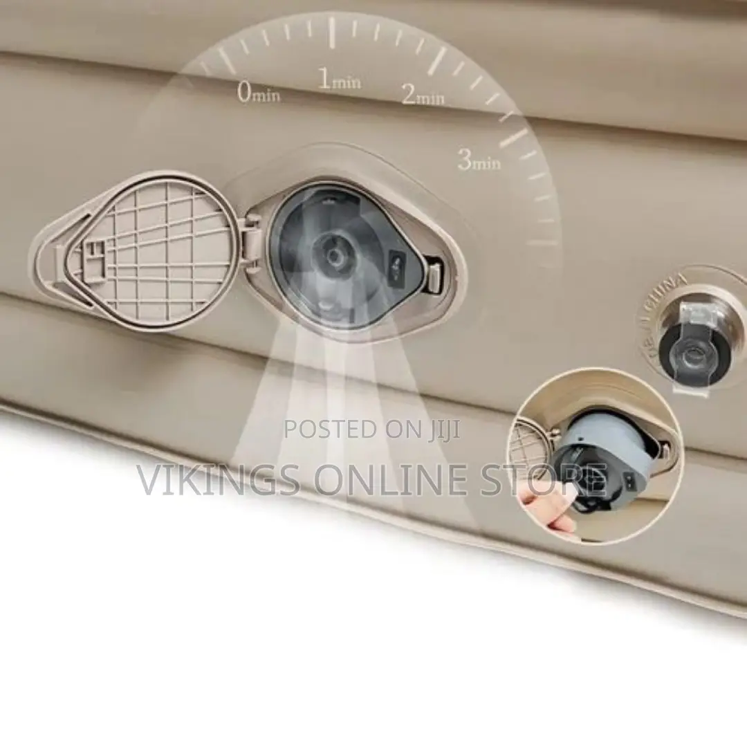 190x99x40cm Double Portable Air Mattress With Built-in Pump