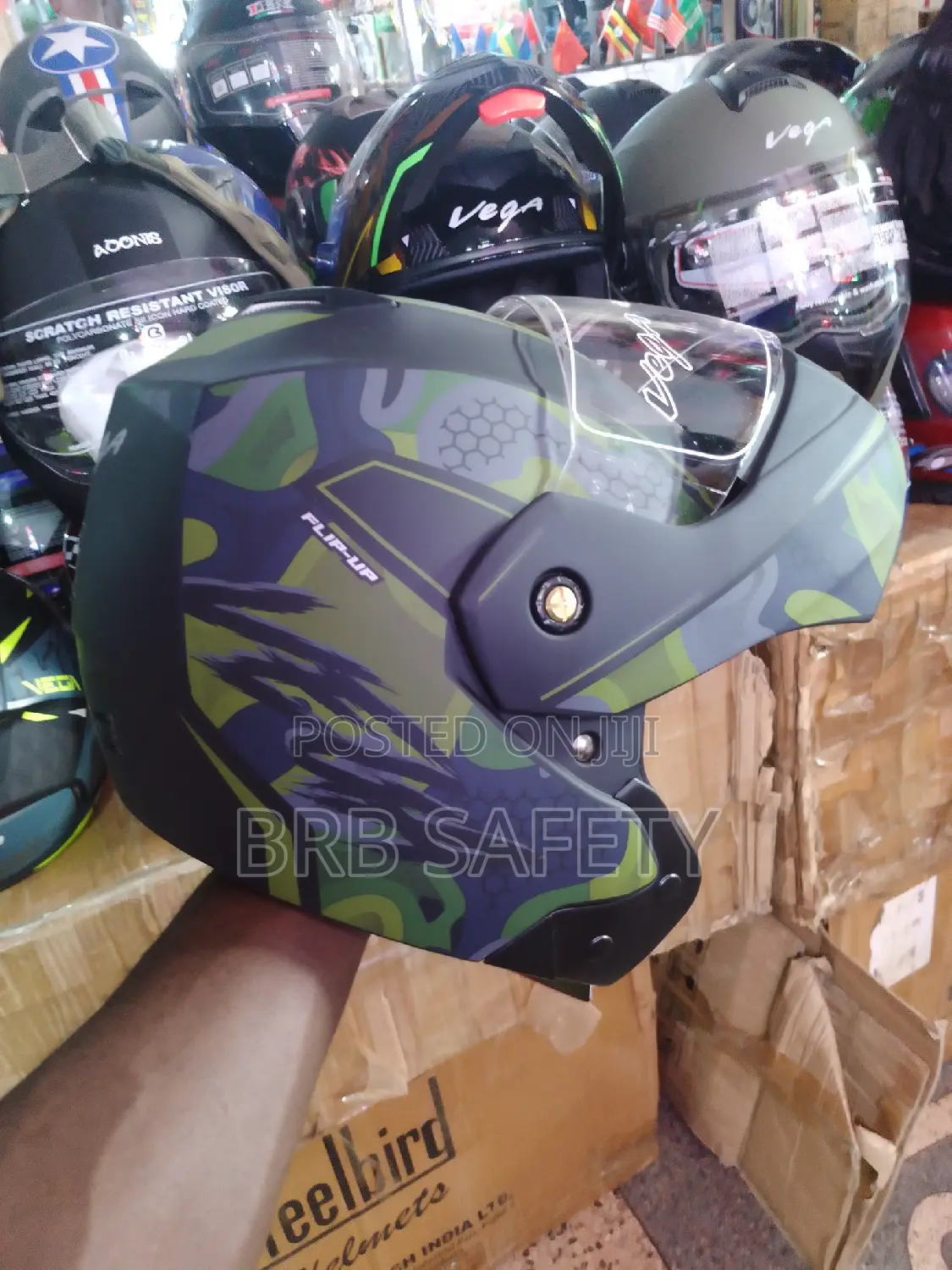 Bike Helmet,(Flip Up Vega )