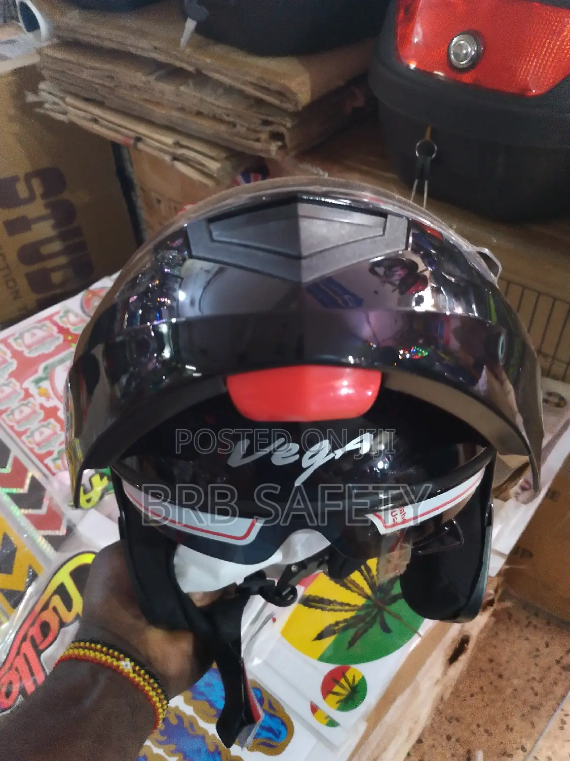 Bike Helmet Two Visor Flip Up