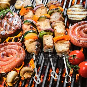 12pcs Stainless Steel BBQ Skewers