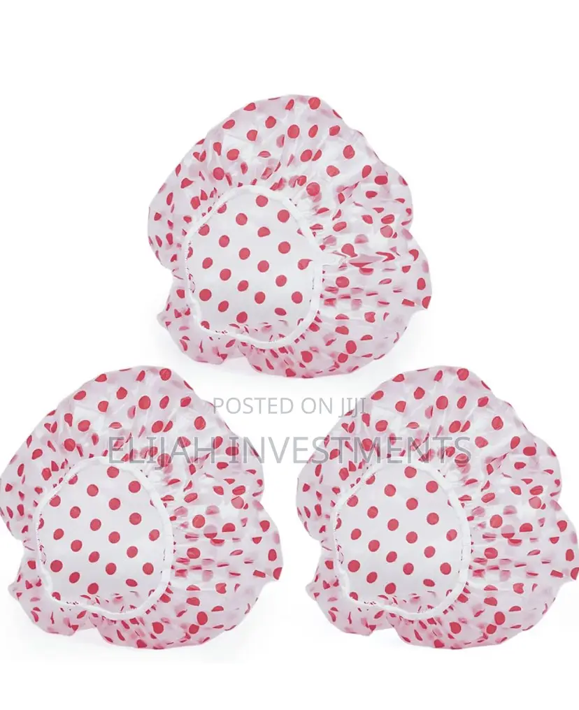 3pcs Bath and Shower Waterproof Caps