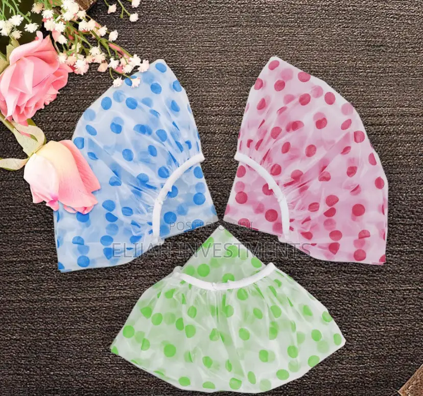 3pcs Bath and Shower Waterproof Caps