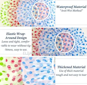 3pcs Bath and Shower Waterproof Caps