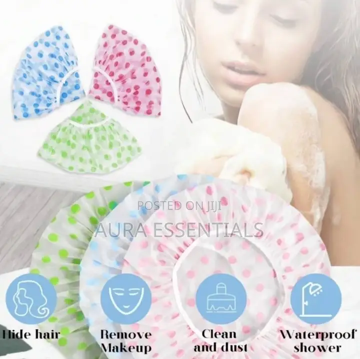 3pcs Bath And Shower Waterproof Caps