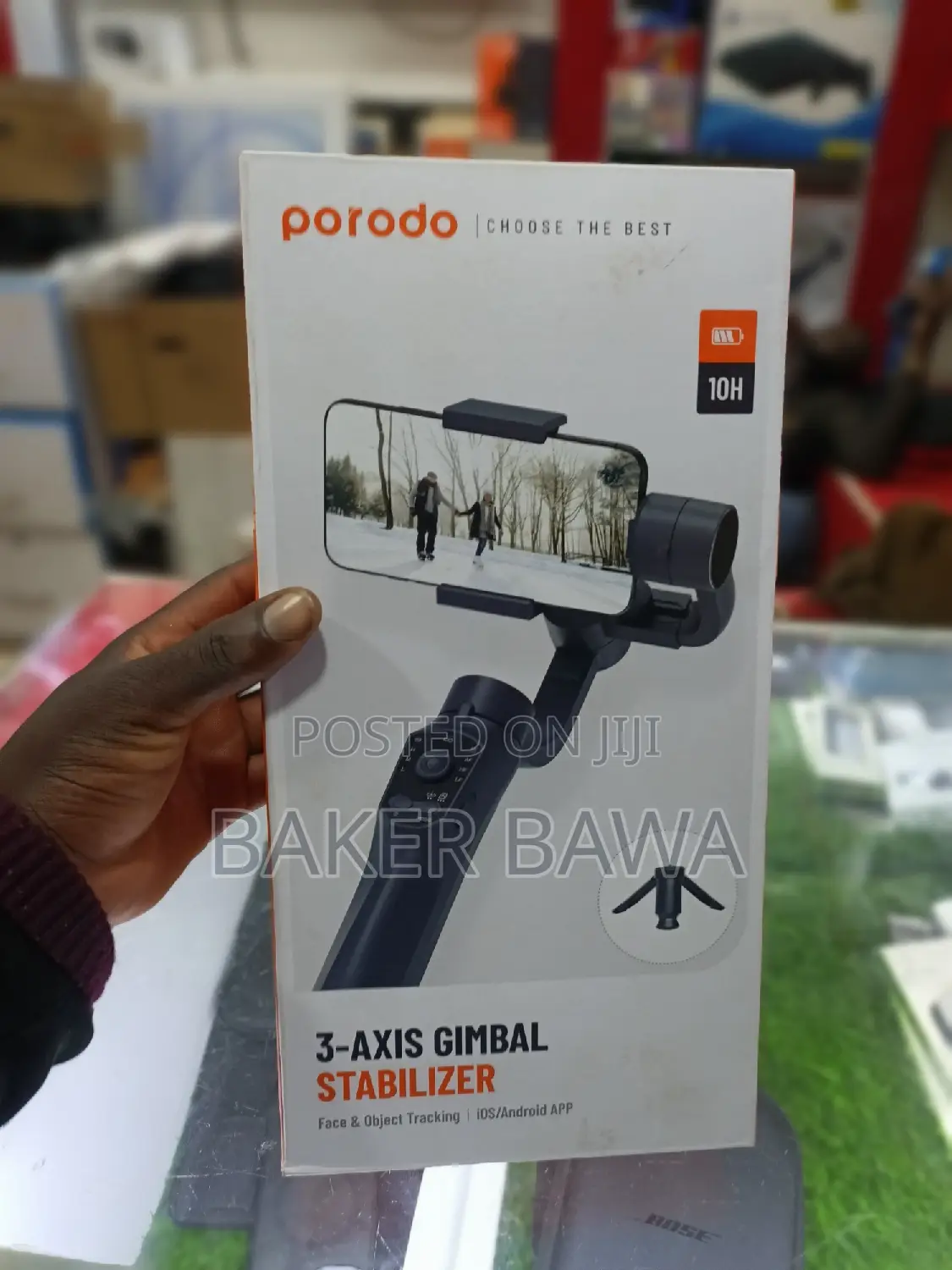 Porodo 3-Axis Gimbal Stabilizer