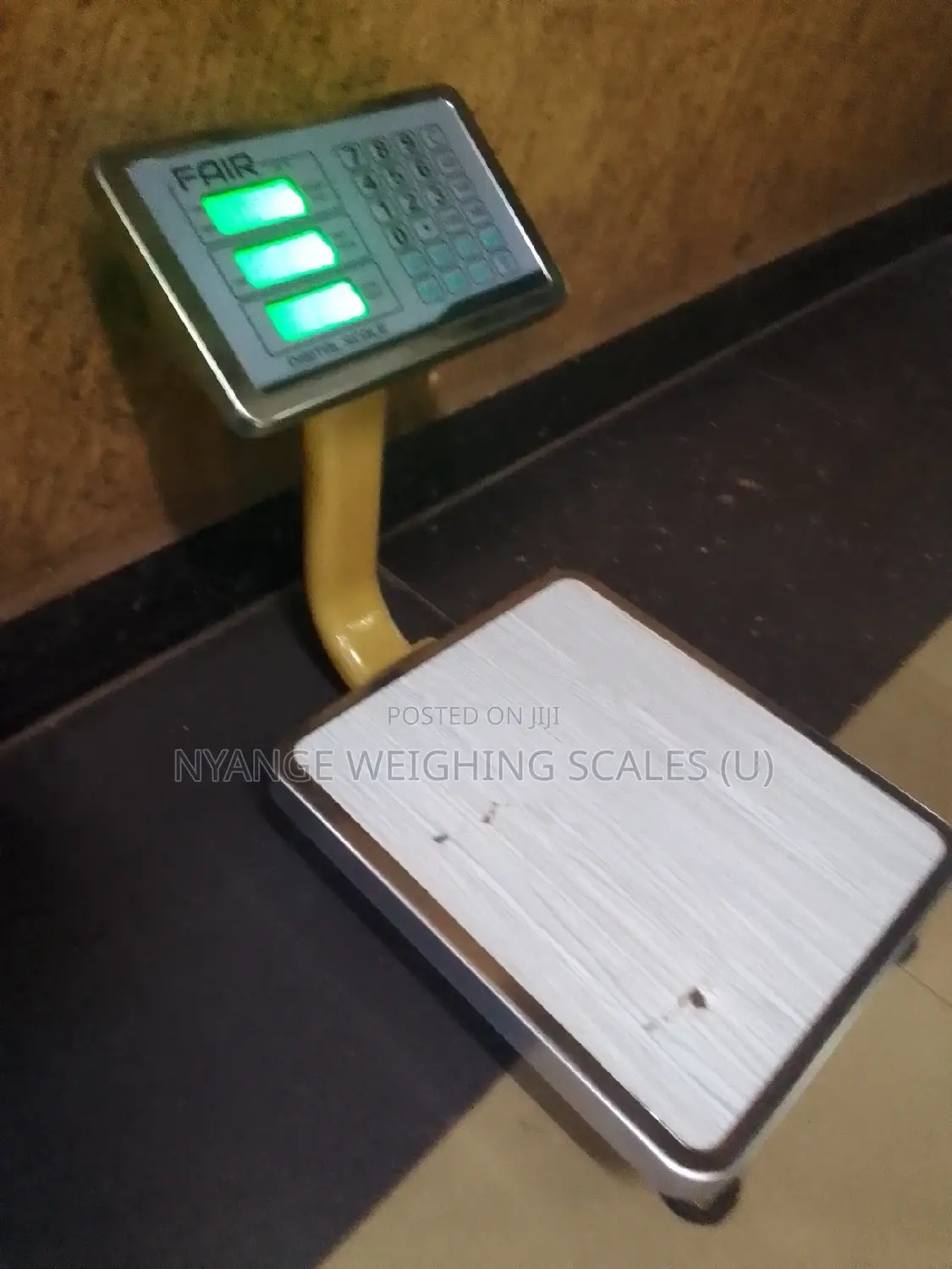 Fair TCS Weigh Scale Stainless Steel Plate Weighing Scale 80kg Weights