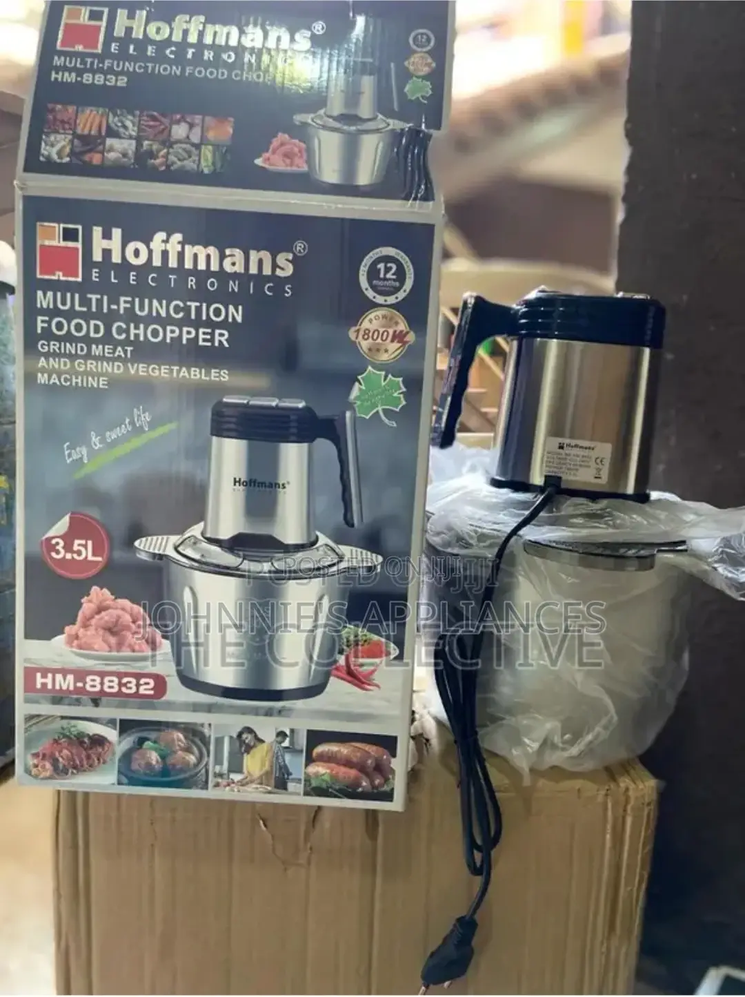 Hoffman Electric Food Chopper 3.5L