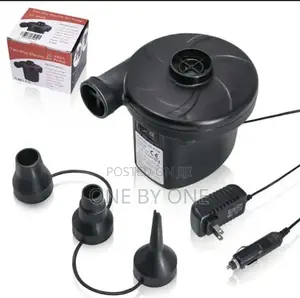 Electric Air Pump 3 Nozzles Quick-fill AC Inflator Deflator